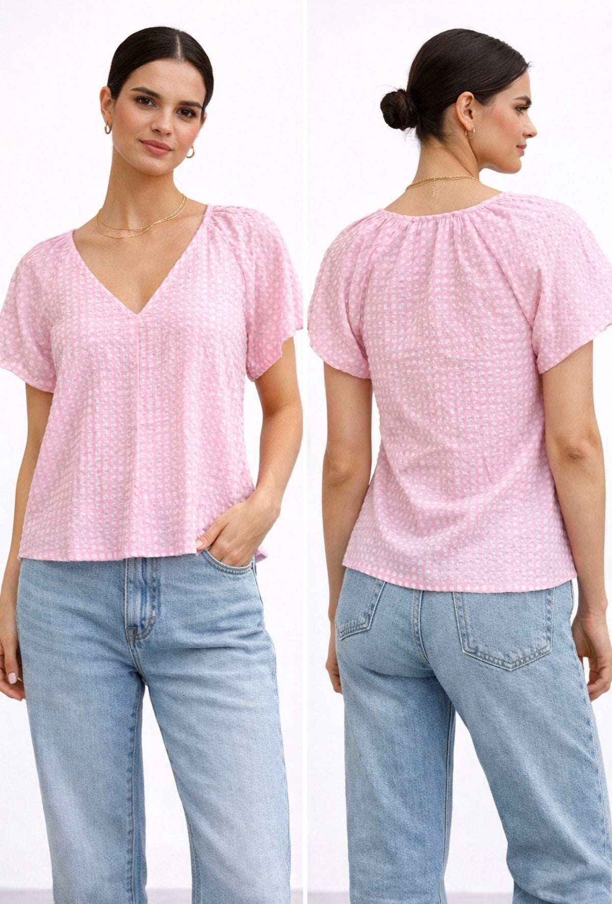 Donna Top - Pink/White - STARKx