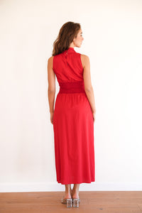 Violet Dress - Ribbon Red