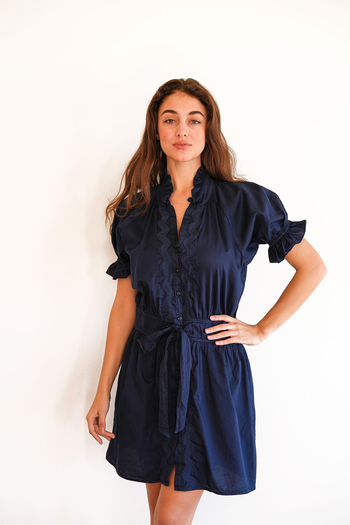 Abby Dress - Navy