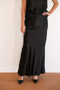 Bias Skirt - Black