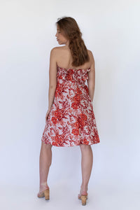 STARKx Spring 2023 Mini Party Dress Light Red Back