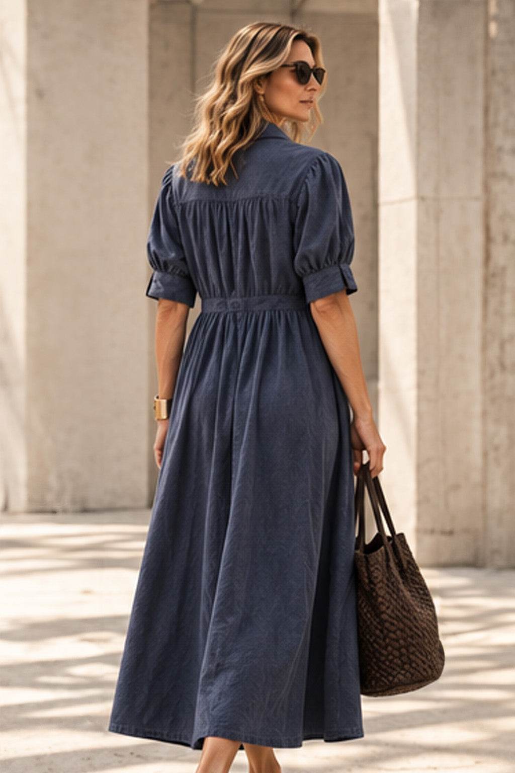 Benny Dress - China Blue