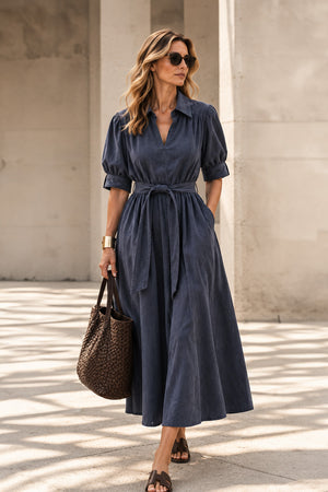 Benny Dress - China Blue