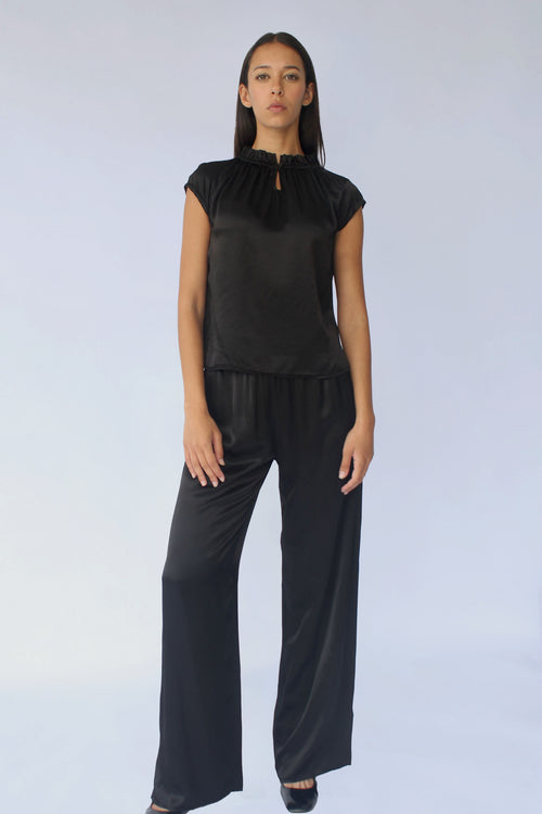 STARKx Fall 2023 Audrey Top Black Front