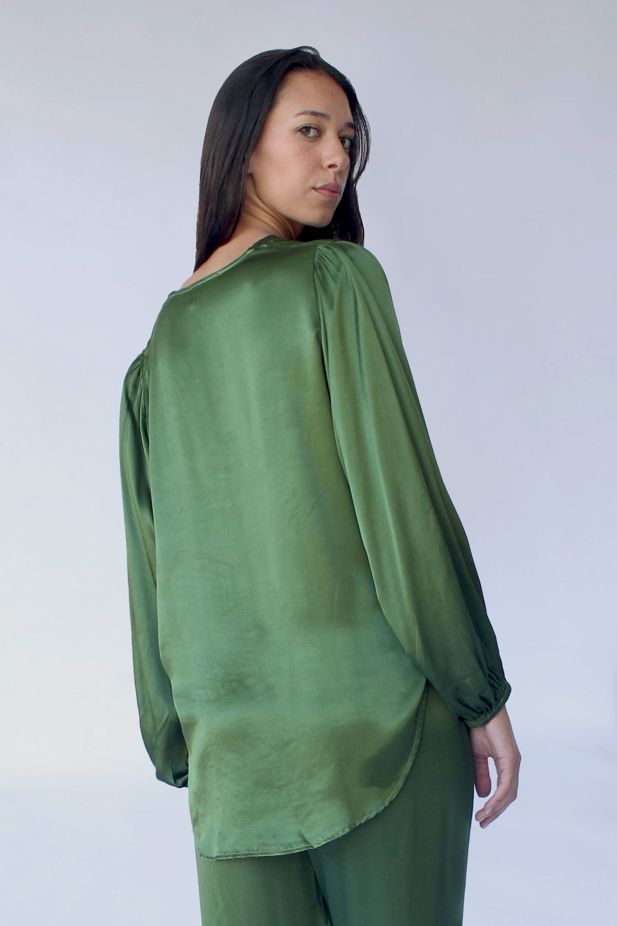 STARKx Fall 2023 Clara Top Olive Back