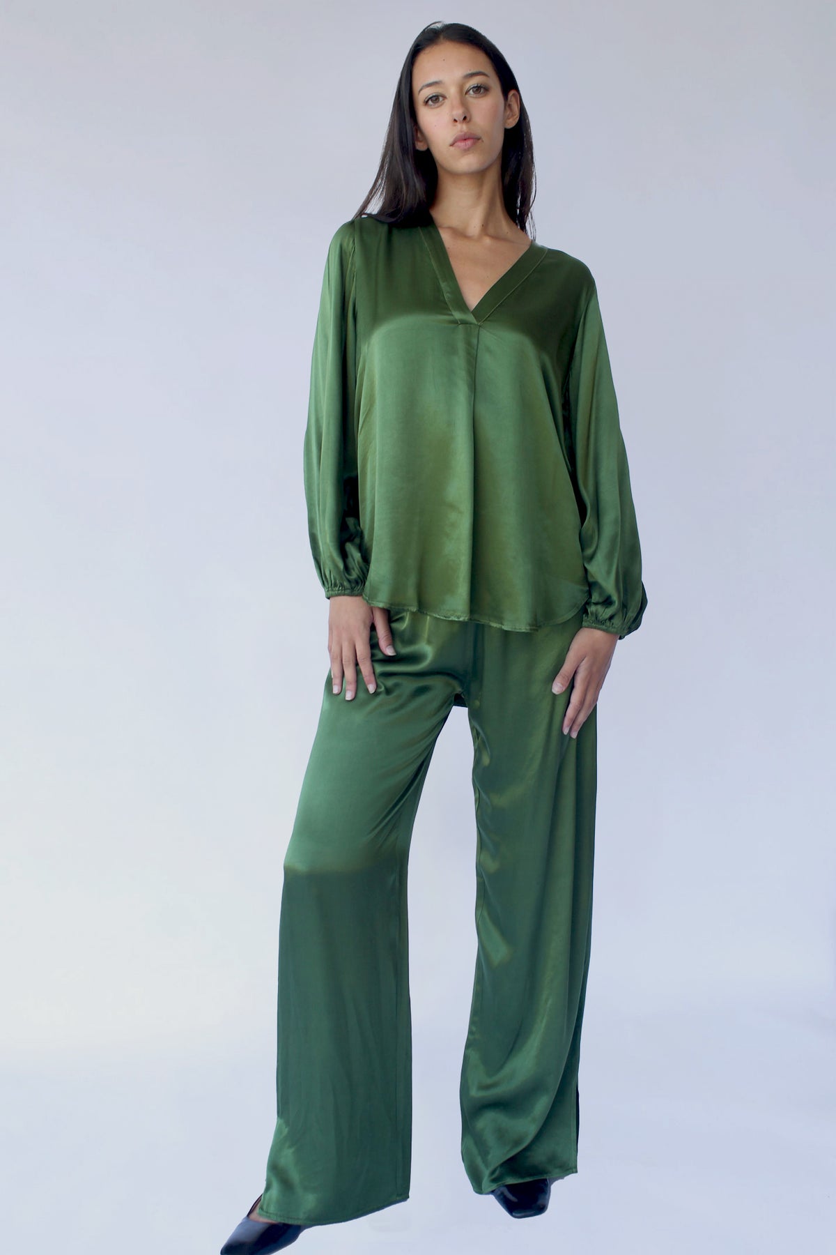 STARKx Fall 2023 Clara Top Olive Front