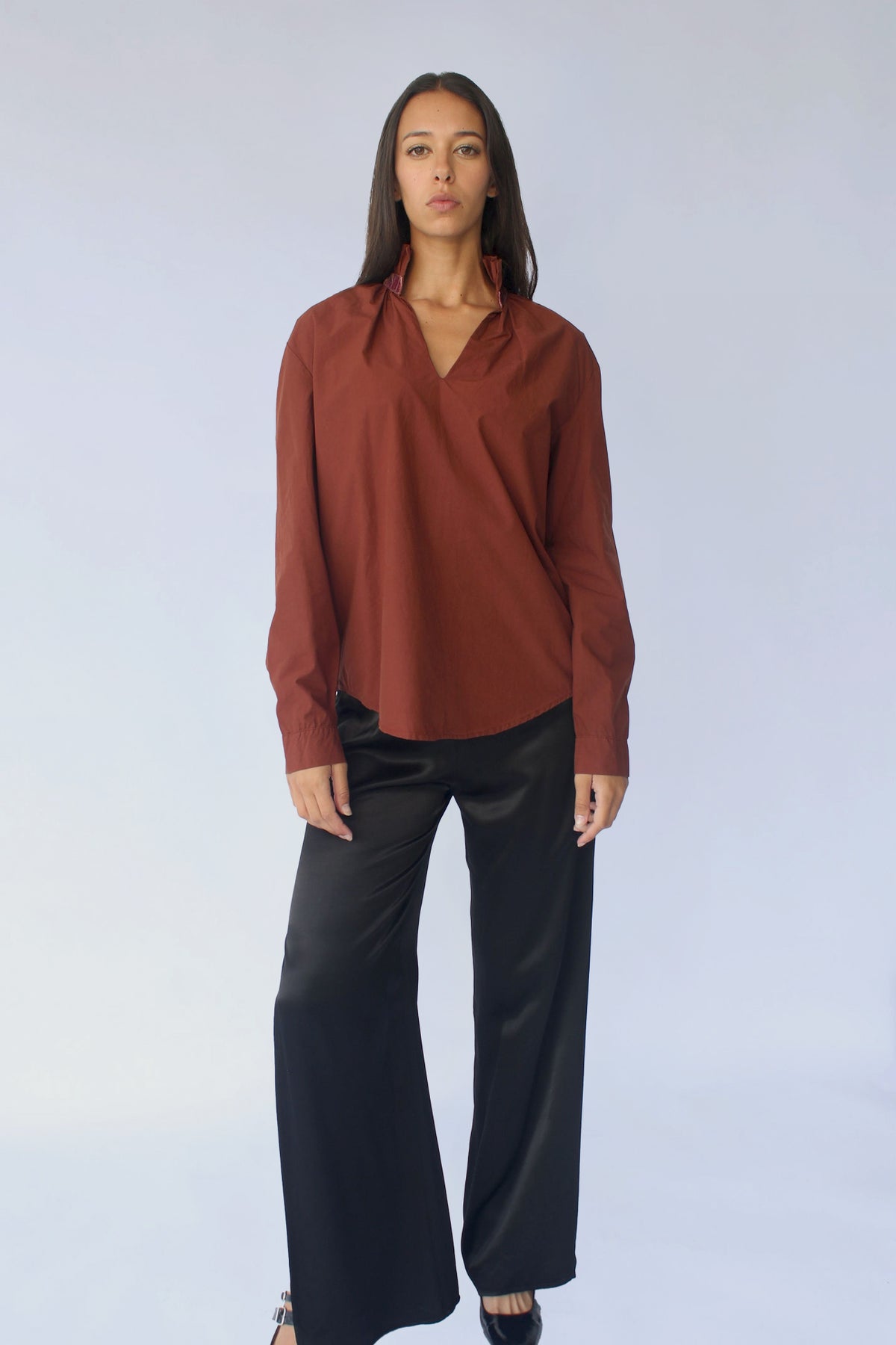 STARKx Fall 2023 Miles Top Chocolate Front