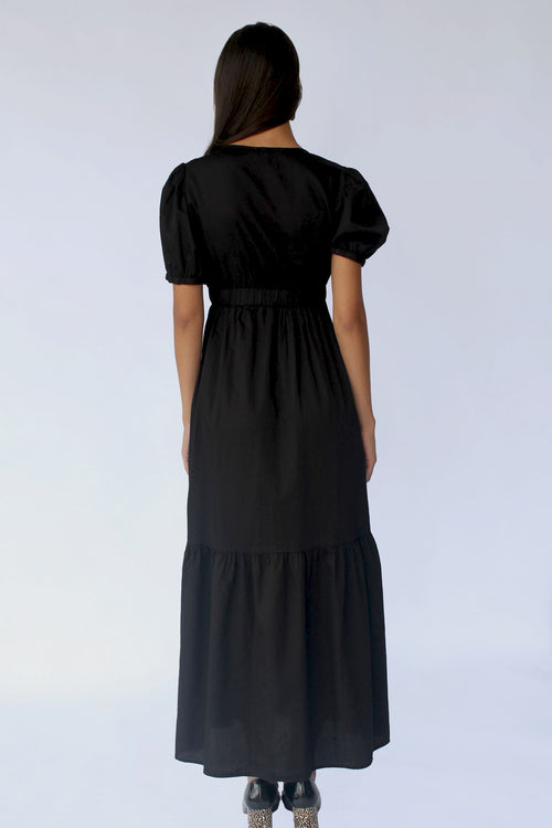 STARKx Fall 2023 Olive Dress Black Back