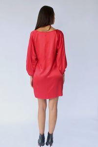 STARKx Fall 2023 Vivian Dress Rouge Back