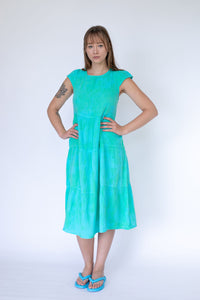 STARKx Summer 2023 Mila Blue Green Dress Front