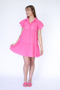 STARKx Summer 2023 Morgan Dress Pinky Front