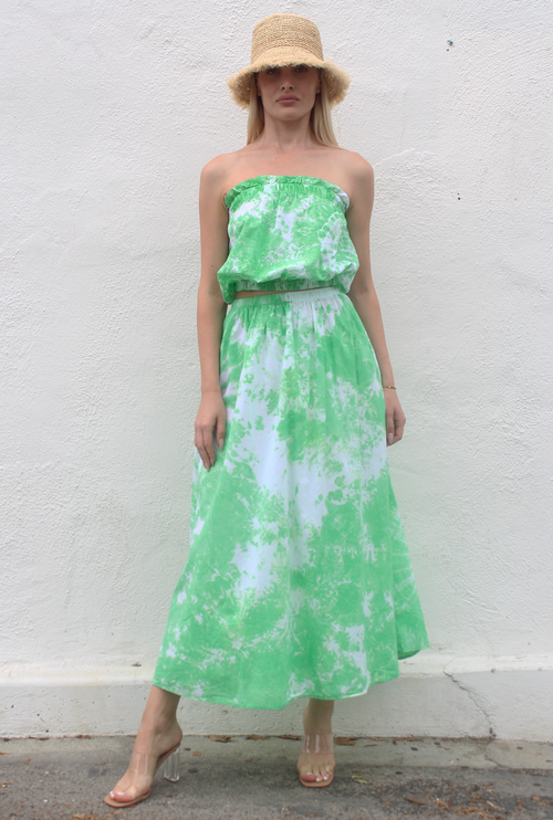 Tube Top - Green Dye