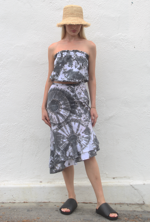 Florence Dress - Charcoal Dye