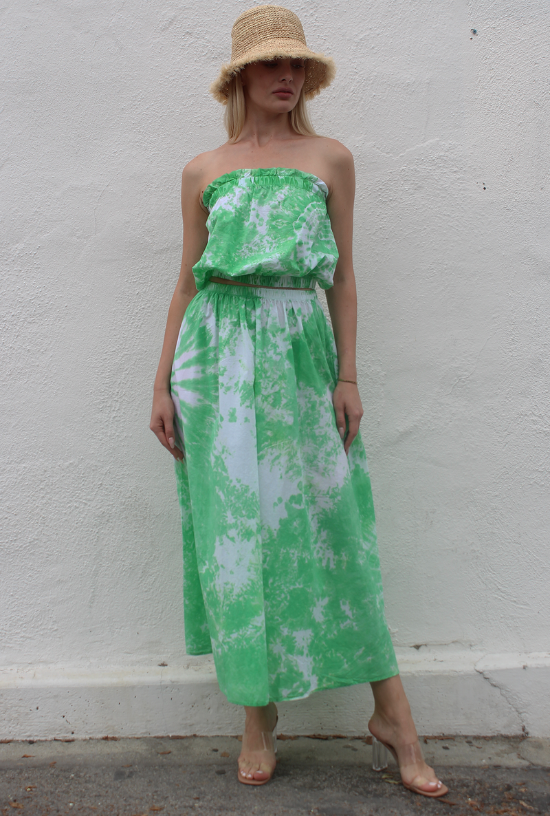 Long Skirt - Green Sand - STARKx