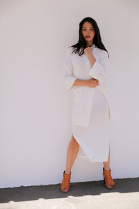 Side Slit Skirt - Natural - STARKx