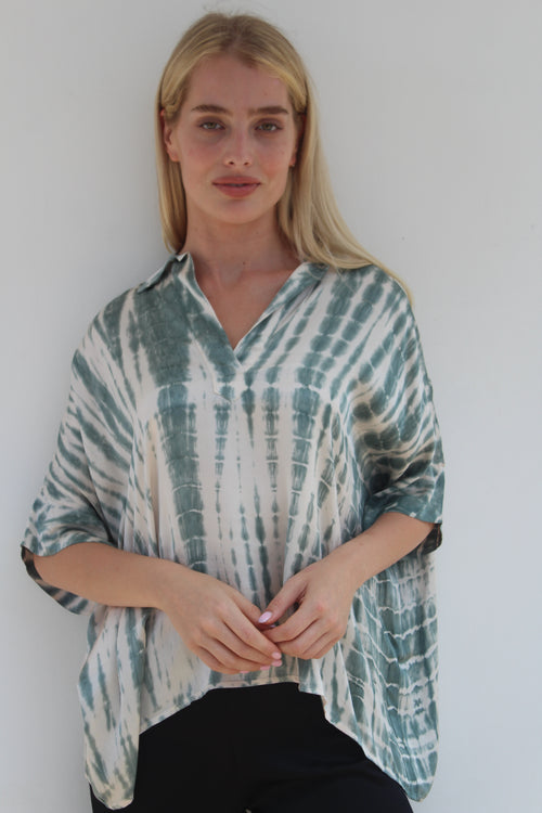 Provance Top - Green Vintage